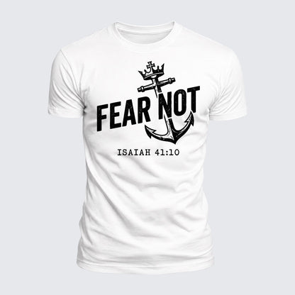 Luxe Mercerized Cotton Tee - Fear Not Isaiah 41:10