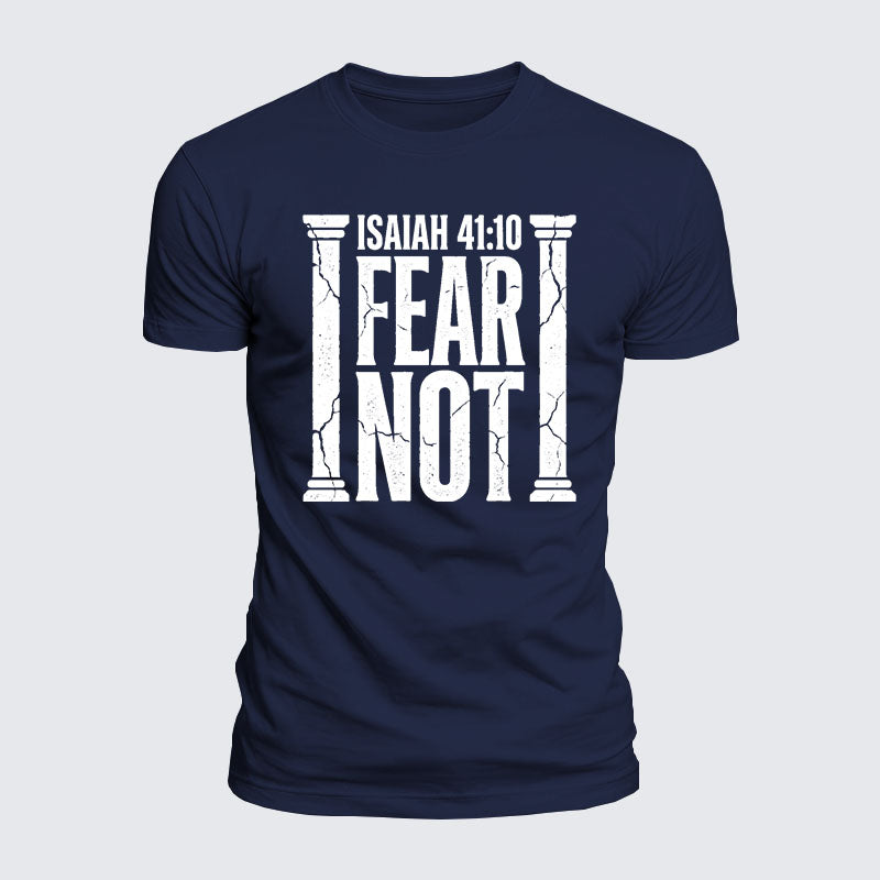 Luxe Mercerized Cotton Tee - Fear Not Isaiah 41:10