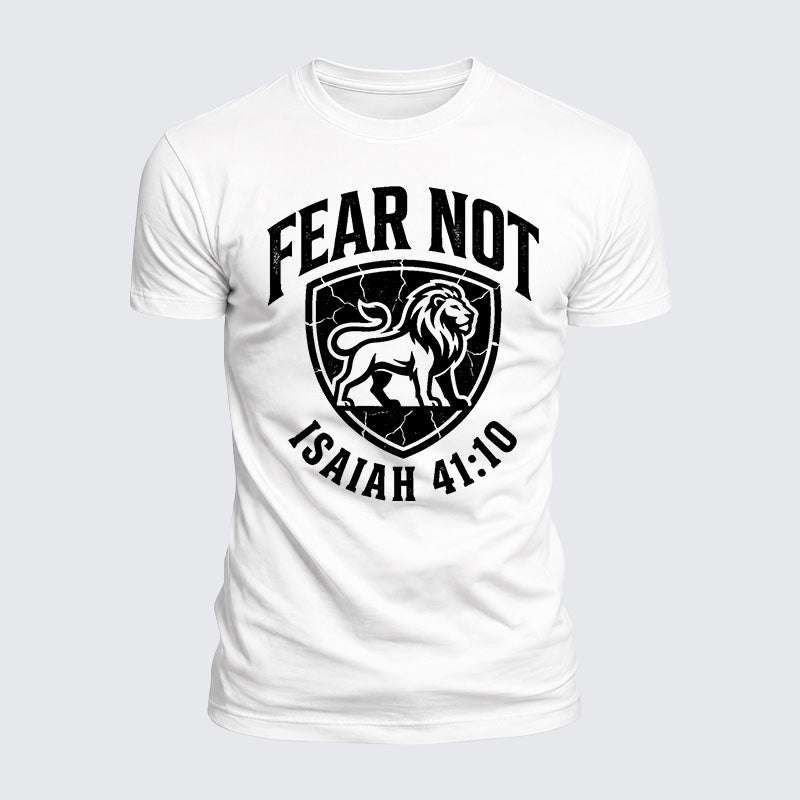 Luxe Mercerized Cotton Tee - Fear Not Isaiah 41:10