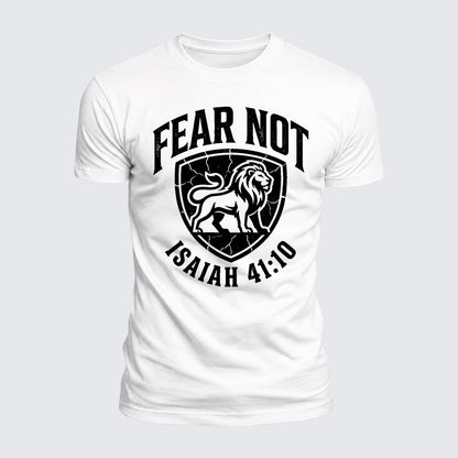 Luxe Mercerized Cotton Tee - Fear Not Isaiah 41:10