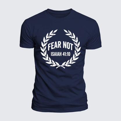 Luxe Mercerized Cotton Tee - Fear Not Isaiah 41:10