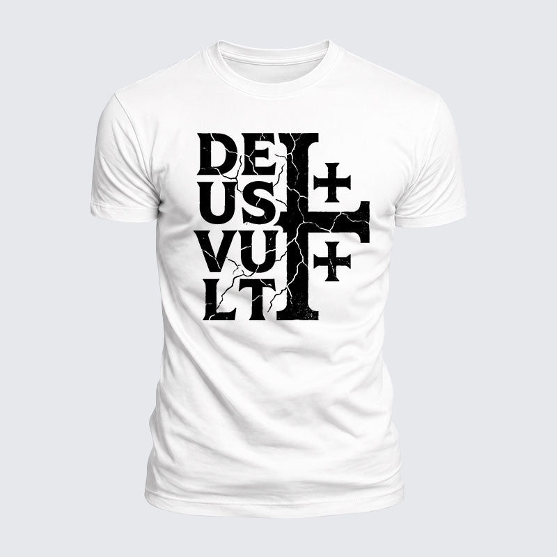 Luxe Mercerized Cotton Tee - Deus Vult