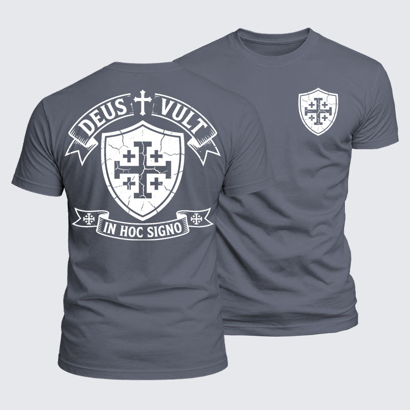 Luxe Mercerized Cotton Tee - Deus Vult