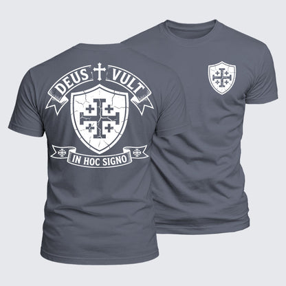 Luxe Mercerized Cotton Tee - Deus Vult