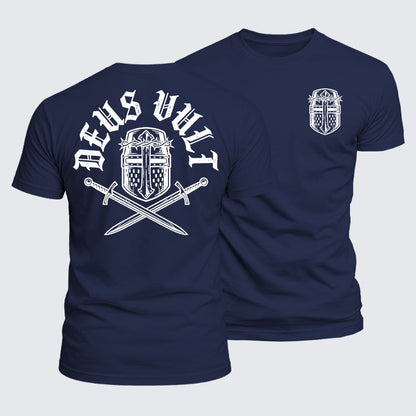 Luxe Mercerized Cotton Tee - Deus Vult