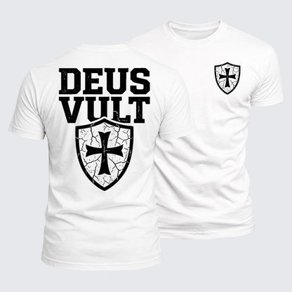 Luxe Mercerized Cotton Tee - Deus Vult