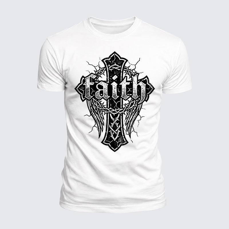 Luxe Mercerized Cotton Tee - Faith