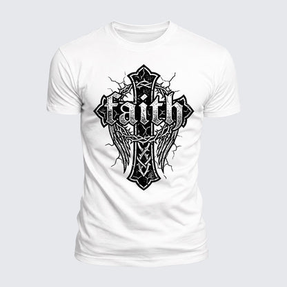 Luxe Mercerized Cotton Tee - Faith