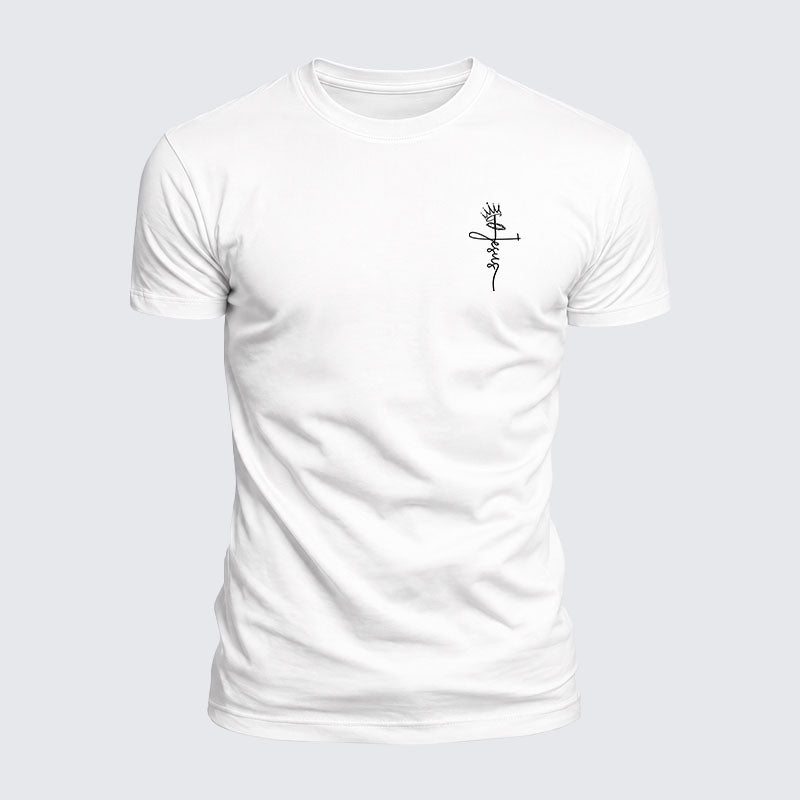 Luxe Mercerized Cotton Tee - Jesus Christ