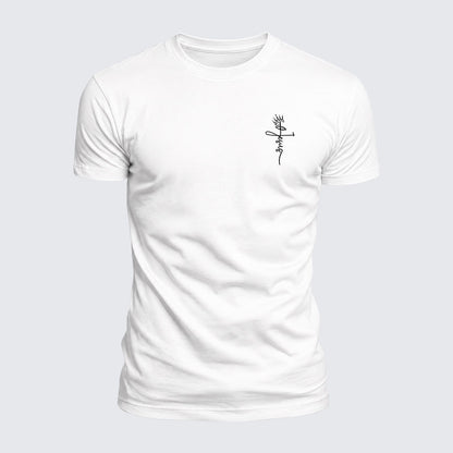 Luxe Mercerized Cotton Tee - Jesus Christ