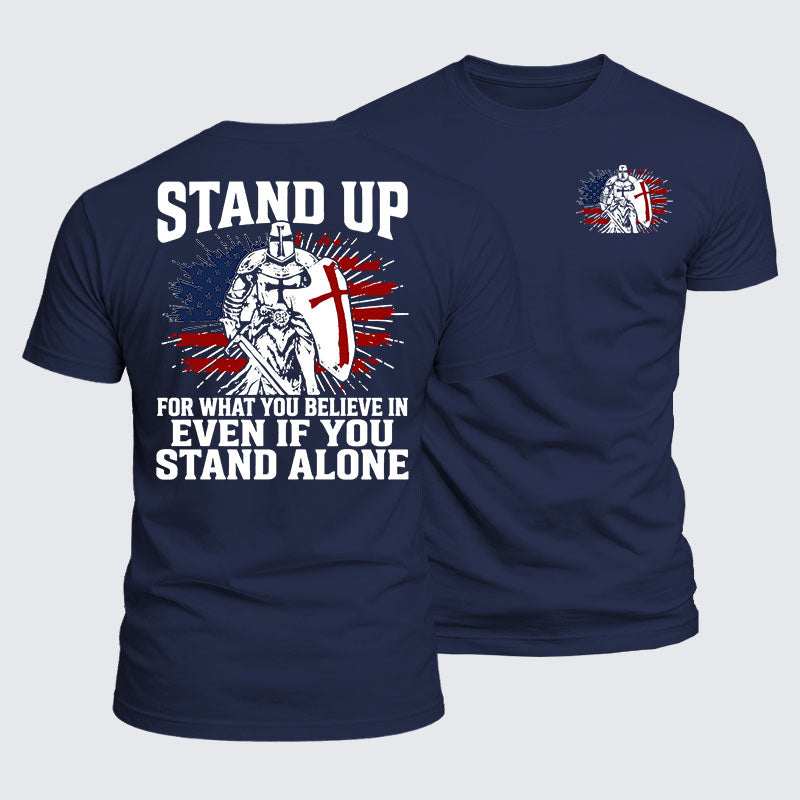 Luxe Mercerized Cotton Tee - Stand Up For What You Believe