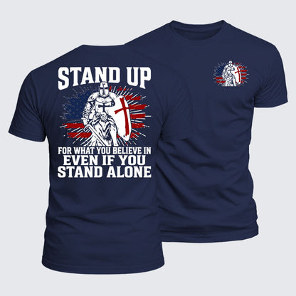 Luxe Mercerized Cotton Tee - Stand Up For What You Believe