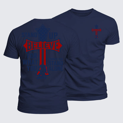 Luxe Mercerized Cotton Tee - Stand Up For What You Believe