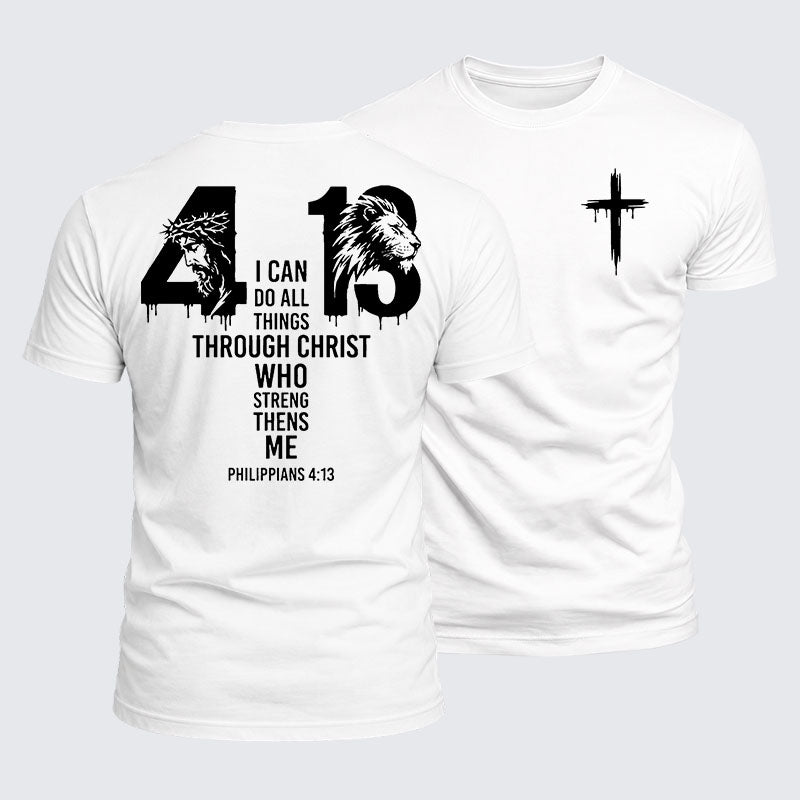 Luxe Mercerized Cotton Tee - All Things Through Christ
