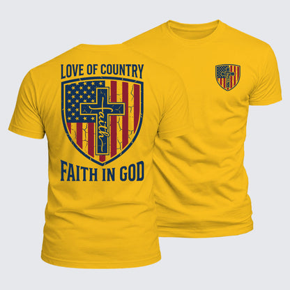 Luxe Mercerized Cotton Tee - Faith In God