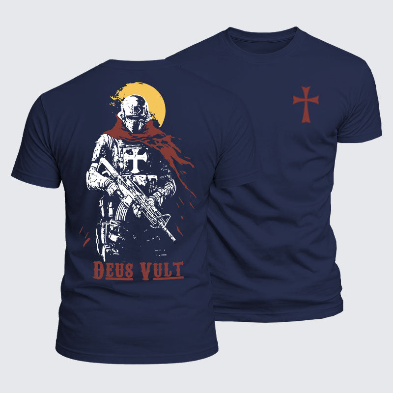 Luxe Mercerized Cotton Tee -  Deus Vult