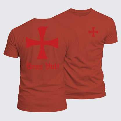 Luxe Mercerized Cotton Tee - Deus Vult