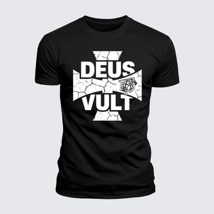 Luxe Mercerized Cotton Tee - Deus Vult
