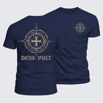Luxe Mercerized Cotton Tee -  Deus Vult