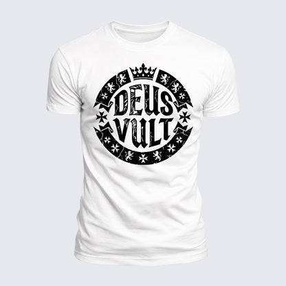 Luxe Mercerized Cotton Tee - Deus Vult