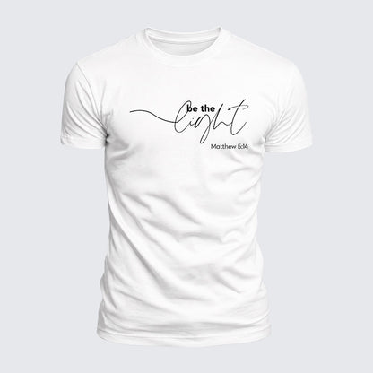 Luxe Mercerized Cotton Tee - Be The Light