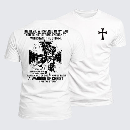 Luxe Mercerized Cotton Tee -  The Devil Whispered in My Ear