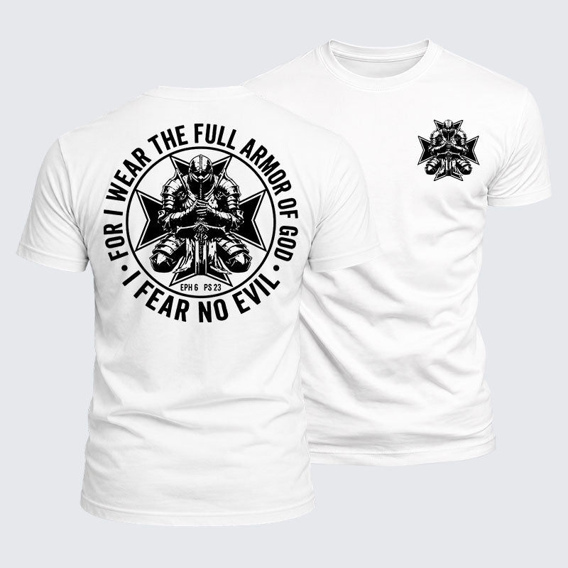 Luxe Mercerized Cotton Tee - Fear No Evil