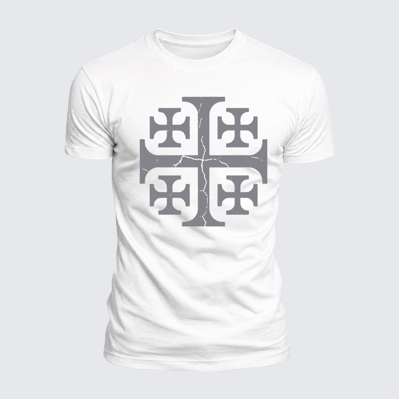 Luxe Mercerized Cotton Tee - Deus Vult