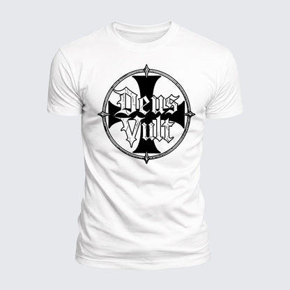 Luxe Mercerized Cotton Tee - Deus Vult