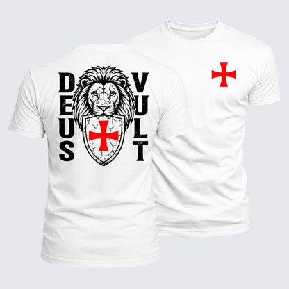 Luxe Mercerized Cotton Tee - Deus Vult