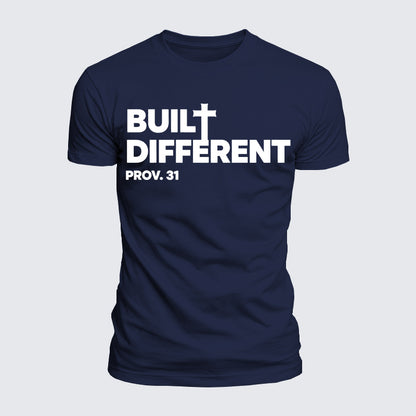 Luxe Mercerized Cotton Tee - Built Different Prov 31