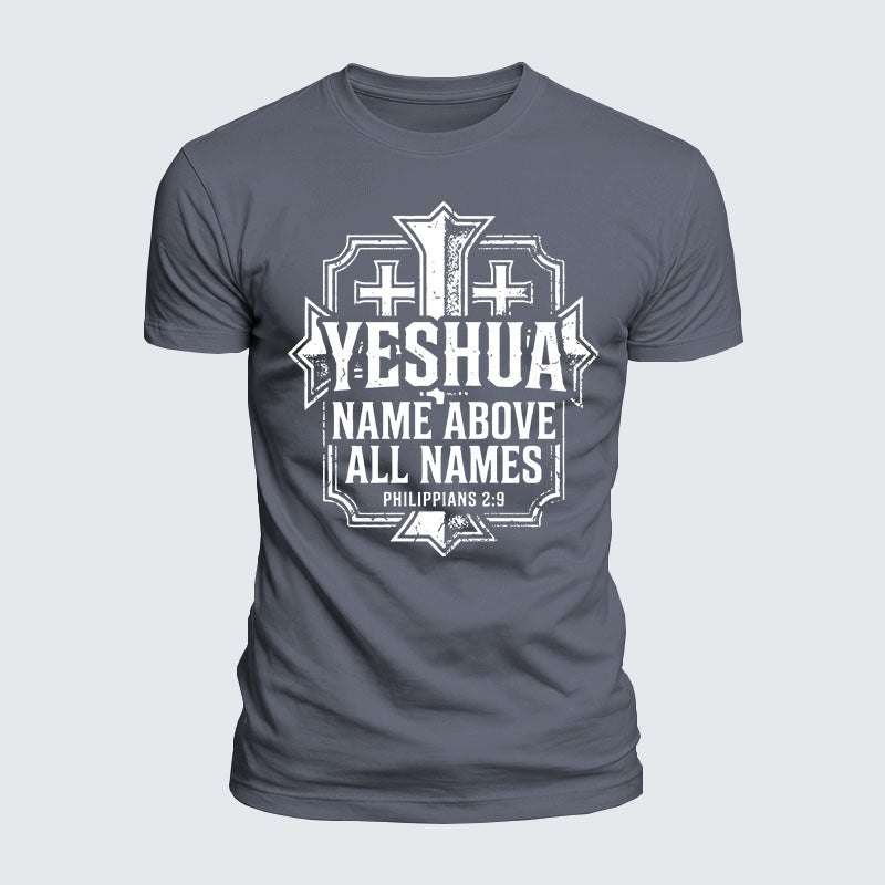Luxe Mercerized Cotton Tee -  Yeshua Name Above All Names