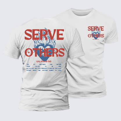 Luxe Mercerized Cotton Tee - Serve Others