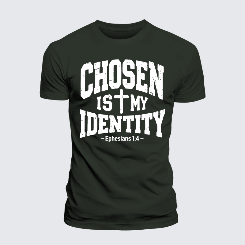 Luxe Mercerized Cotton Tee - Chosen Is My ldentity