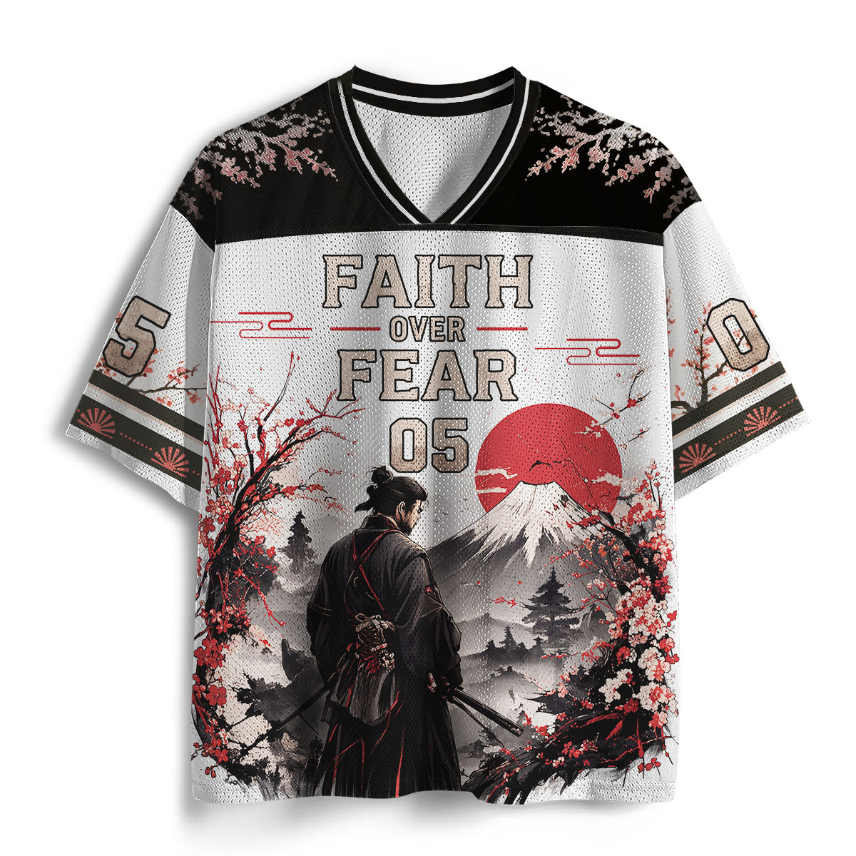 Faith Over Fear Christian Mesh Jersey