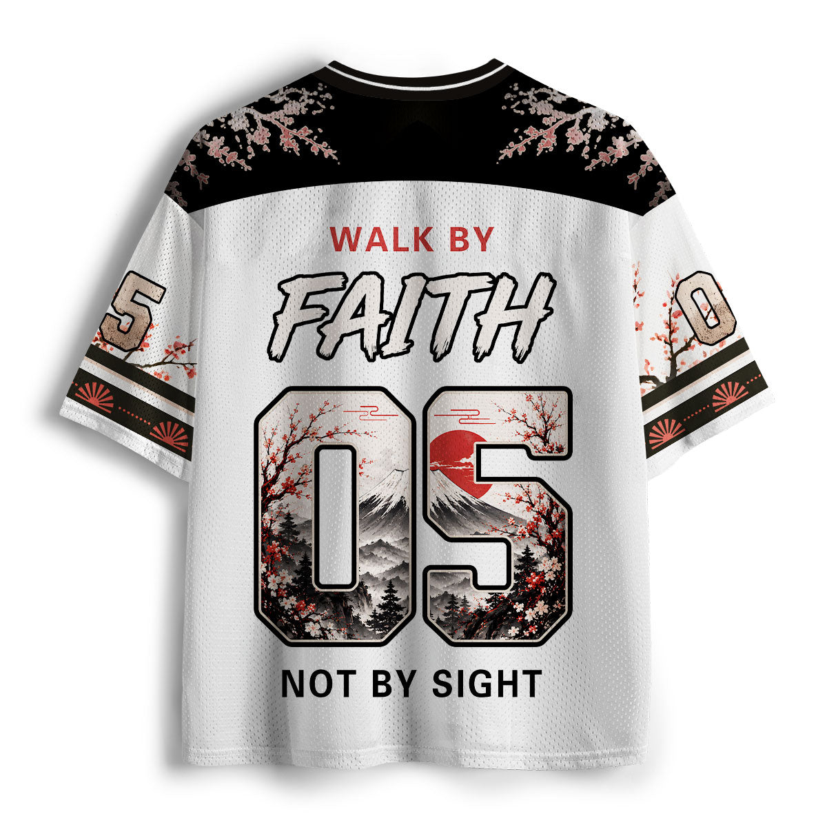 Faith Over Fear Christian Mesh Jersey