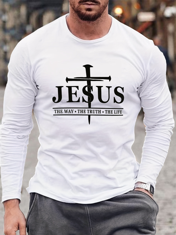 Jesus The Way The Truth The Life Long Sleeve T-Shirt