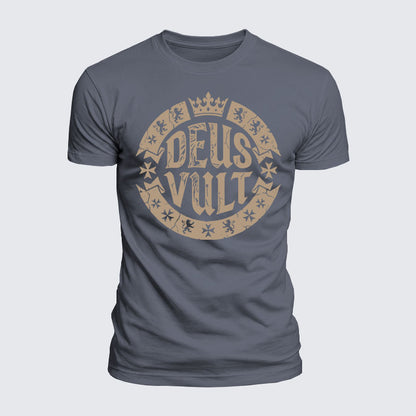 Luxe Mercerized Cotton Tee - Deus Vult