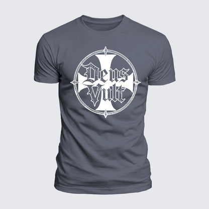 Luxe Mercerized Cotton Tee - Deus Vult