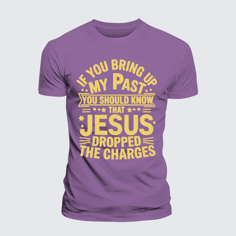 Luxe Mercerized Cotton Tee - Jesus Dropped