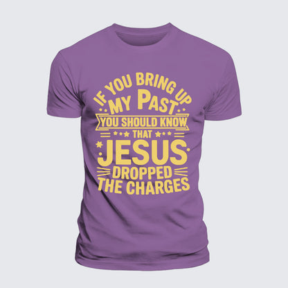 Luxe Mercerized Cotton Tee - Jesus Dropped