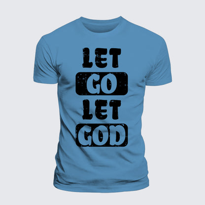 Luxe Mercerized Cotton Tee - Let Go Let God