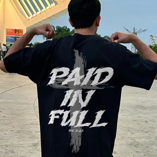 Paid In Full Printed Men's T-shirt