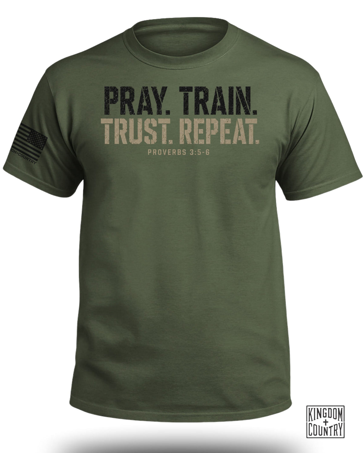 Pray. Train. Trust. Repeat T-Shirt