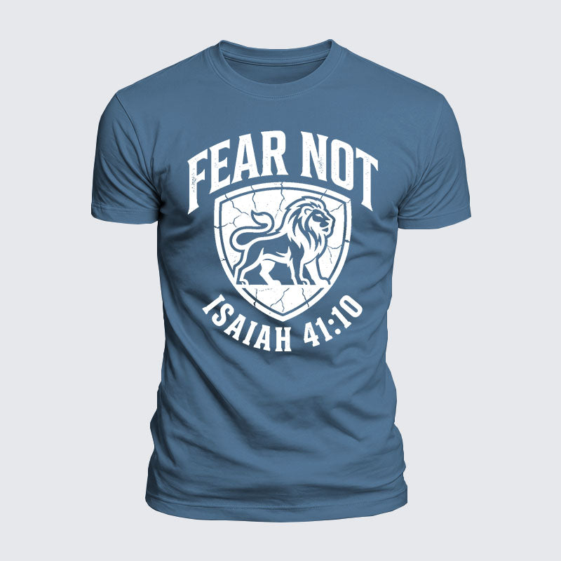 Luxe Mercerized Cotton Tee - Fear Not Isaiah 41:10