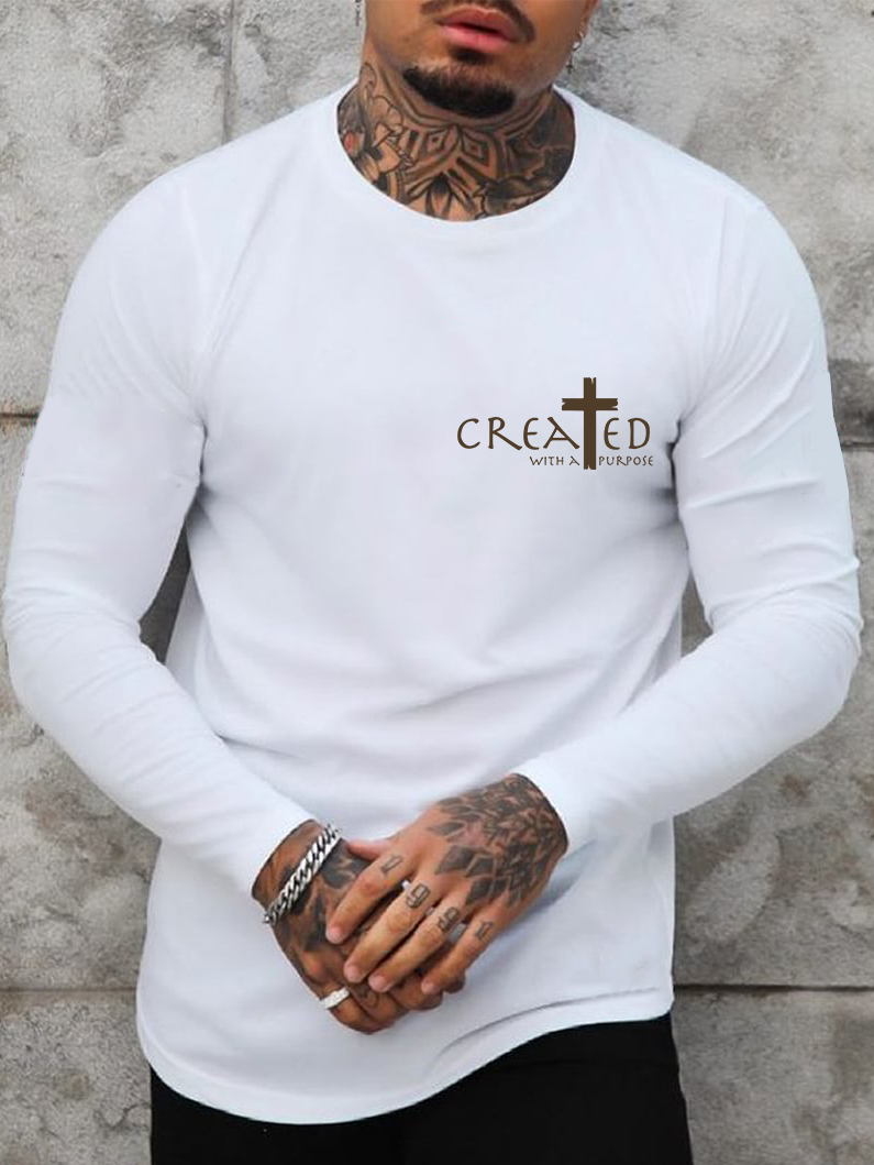 Created with a Purpose Cotton Long Sleeve T-Shirt