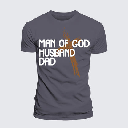 Luxe Mercerized Cotton Tee - Man Of God Husband Dad