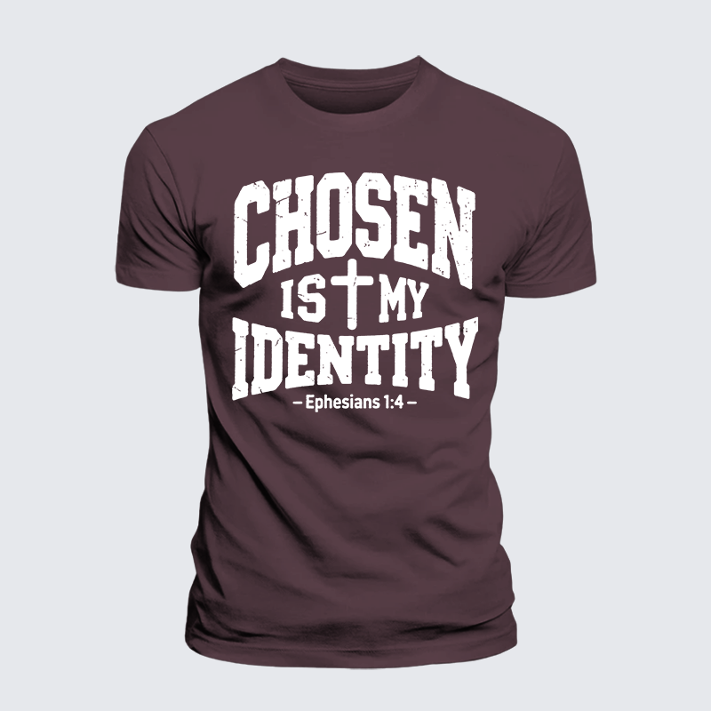 Luxe Mercerized Cotton Tee - Chosen Is My ldentity