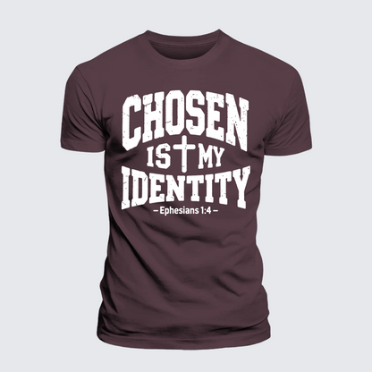 Luxe Mercerized Cotton Tee - Chosen Is My ldentity