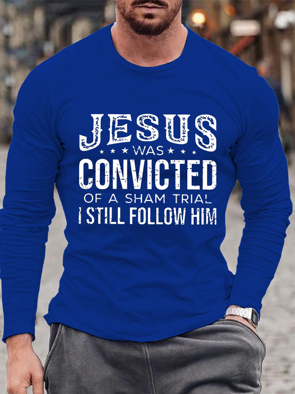 Jesus Convicted  Cotton Long Sleeve T-Shirt